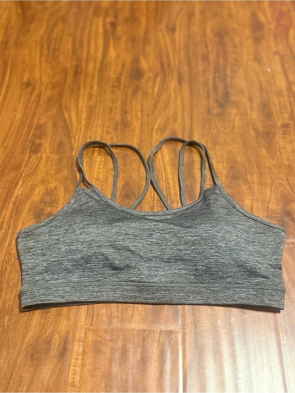 Gray Strappy Wireless Bralette - Women Intimates